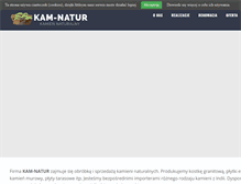 Tablet Screenshot of kamien-naturalny.pl